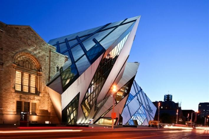 Royal Ontario Museum extrusion elements